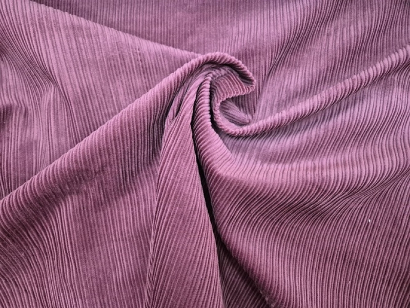 Woven co high-low washed corduroy- bordeaux